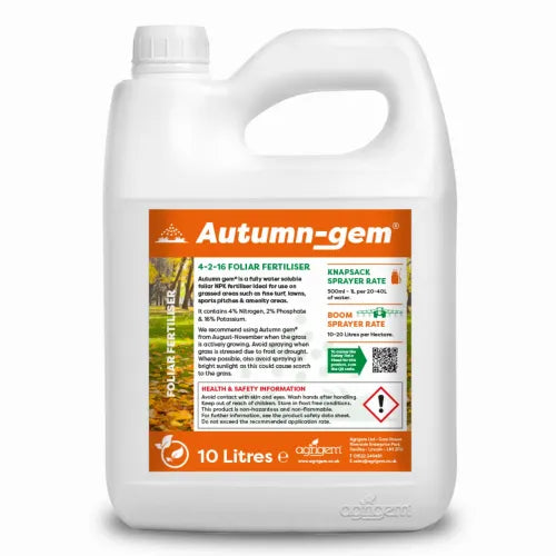 Autumn-Gem 4-12-16 Foliar Fertiliser 10L