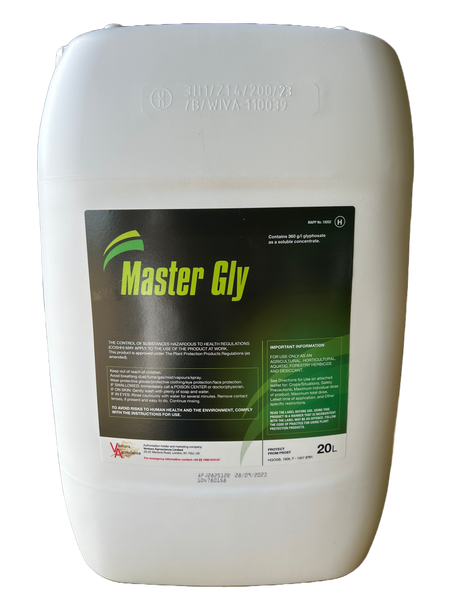 Master Gly 20lt 360 g/l Glyphosate The Best Industrial Strength Total Weed Killer - UK Amenity Ltd