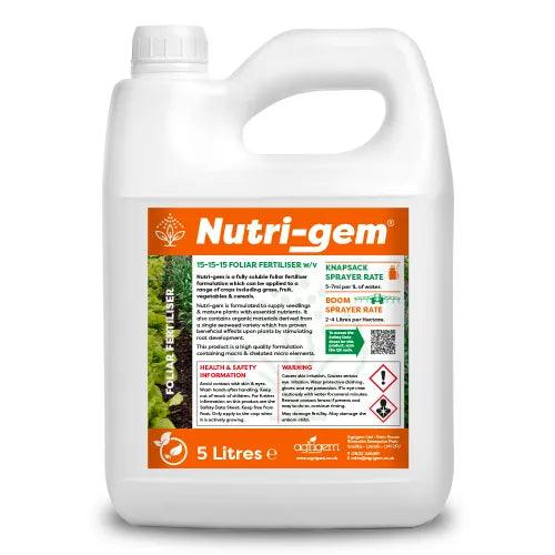 Nutrigem Foliar Fertiliser 5L - UK Amenity Ltd