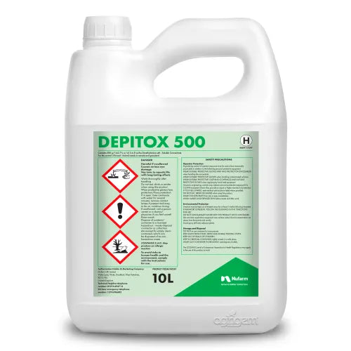 Depitox 500 10L The Best Selective Weed Killer Thistles Nettles Ragwort and Rush
