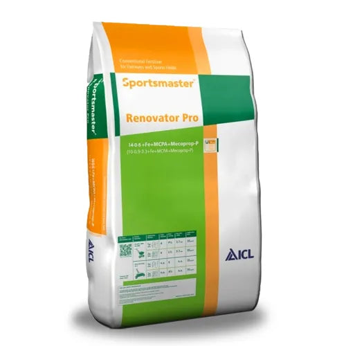 mecoprop-p herbicide ICL Renovator Pro 14-0-5+FE + MCPA + Mecoprop-P 25kgs – UK Amenity Ltd