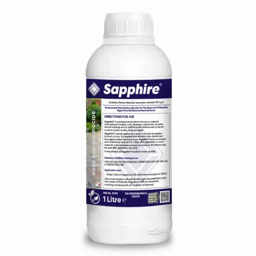 sapphire herbicide Sapphire Hard Surface Cleaner 1L – UK Amenity Ltd
