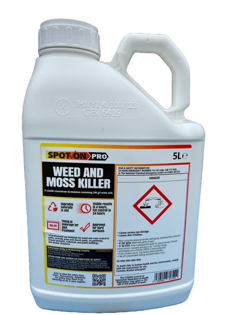 Spot on Pro 5L Equivalent to New Way Weed Spray (Acetic acid)