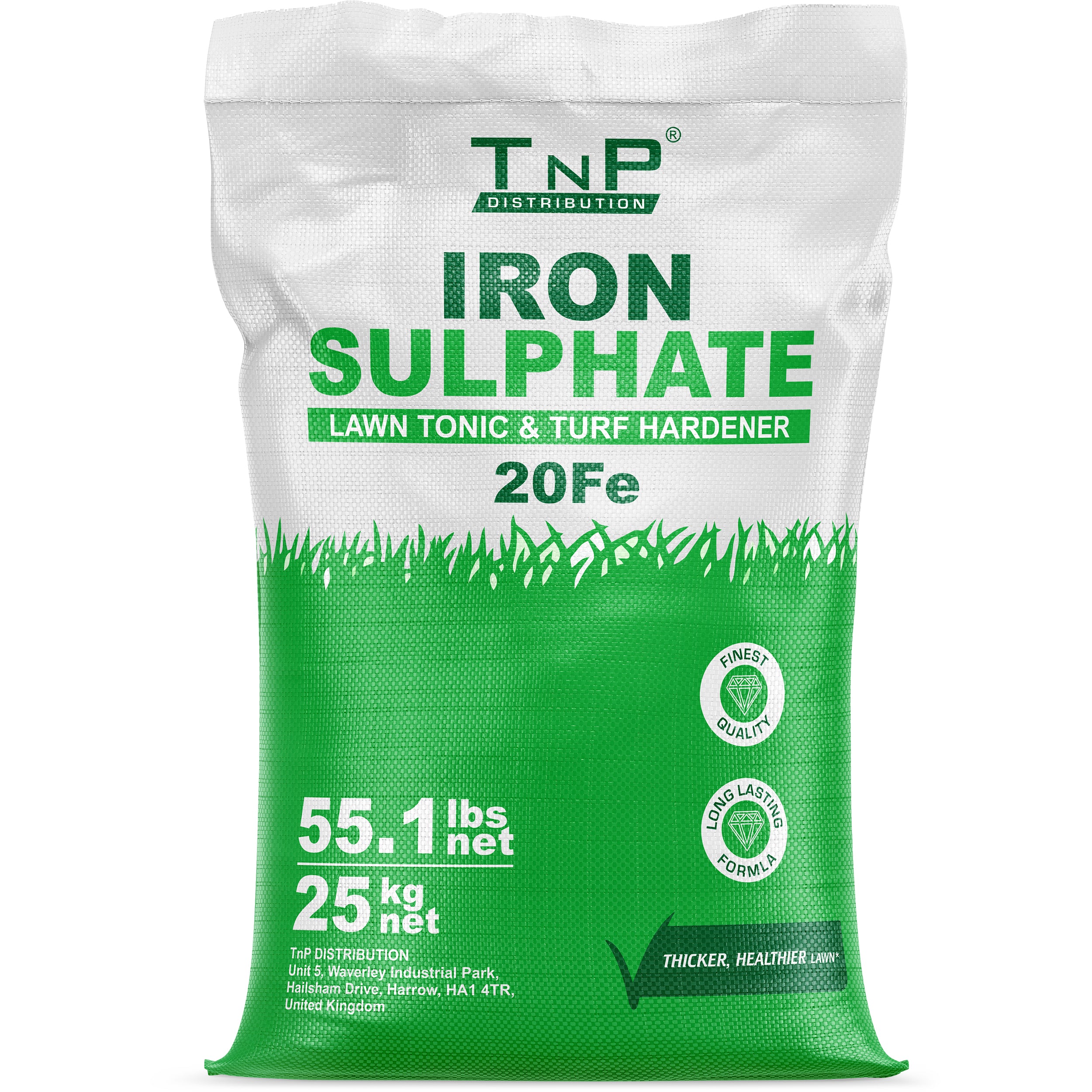 Iron sulphate lawn discount
