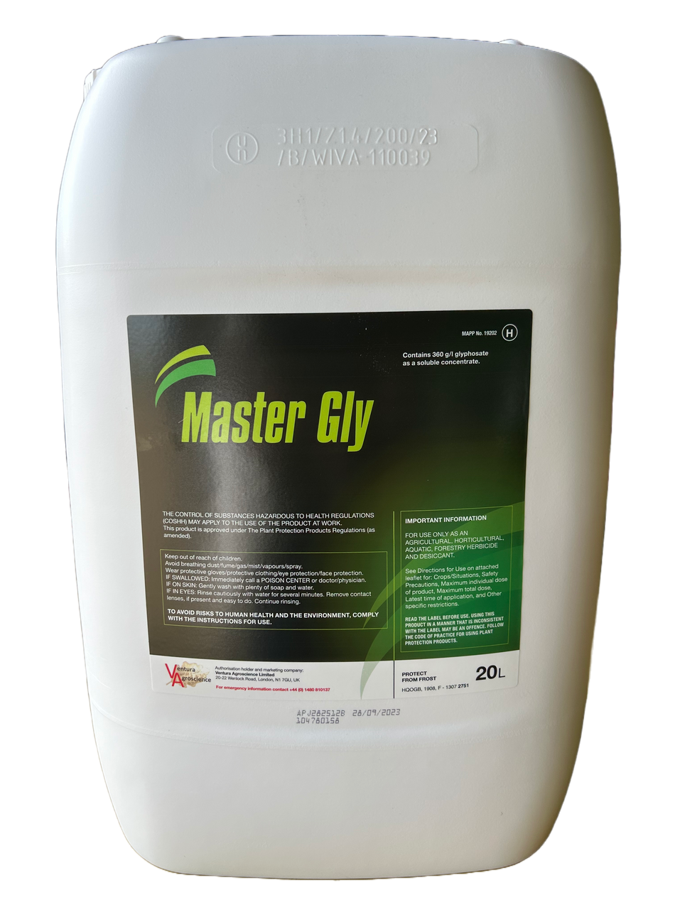 Master Gly 20lt 360 g/l Glyphosate The Best Industrial Strength Total Weed Killer