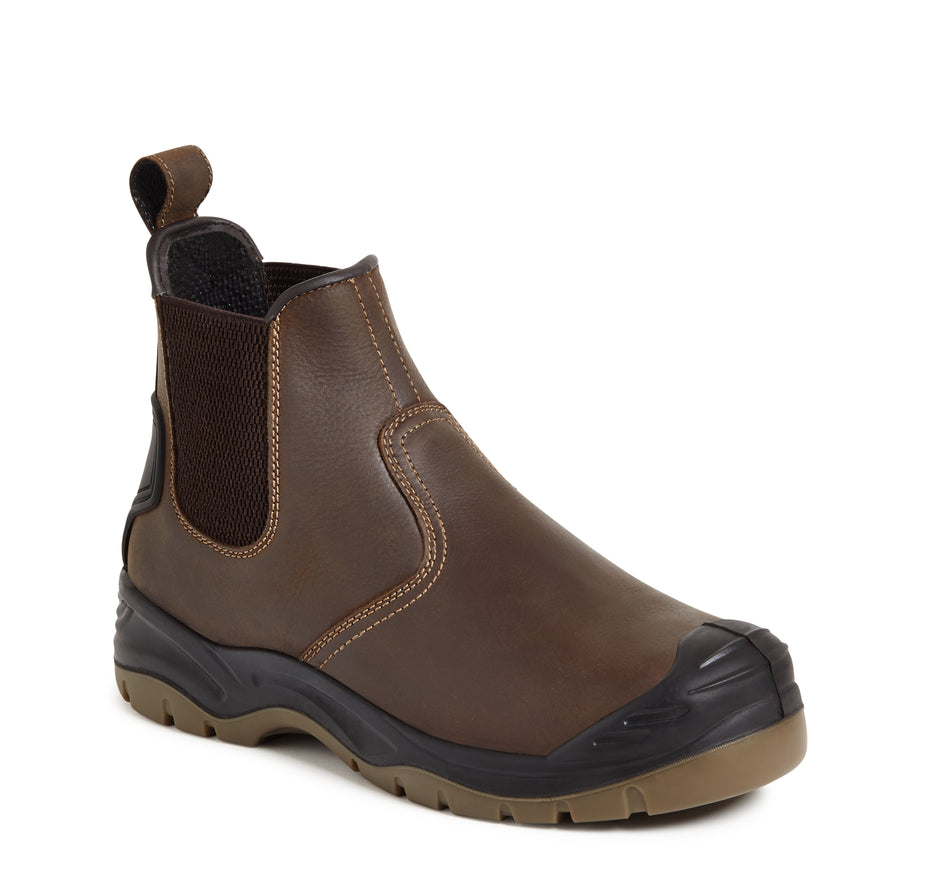 Apache AP715SM Brown Safety Dealer Boots