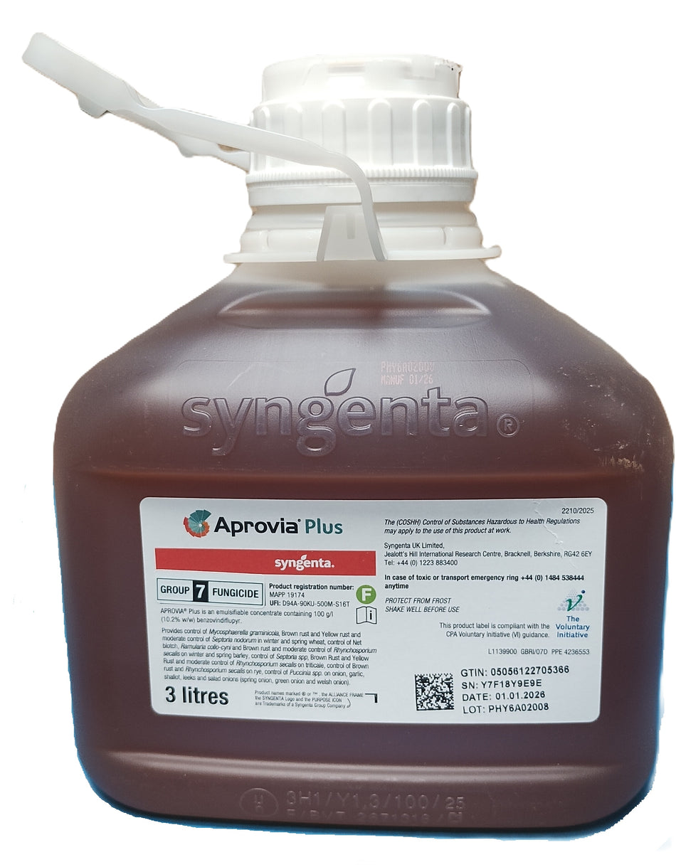 Aprovia Plus 3L - Disease Control Benzovindiflupyr