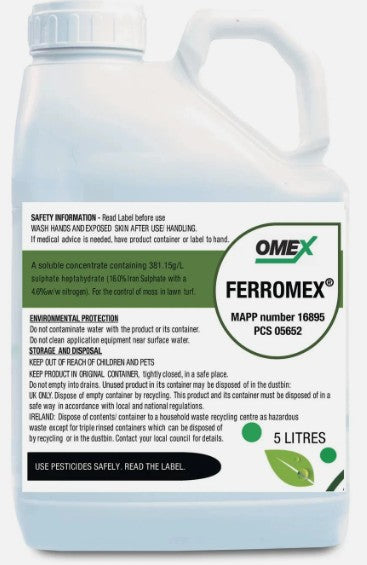 Ferromex Lawn Moss Killer 5lt New Gardener Size Multi discounts on this Product