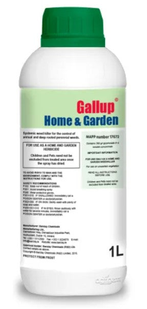 Gallup Home & Garden Glyphosate Weed Killer 1L