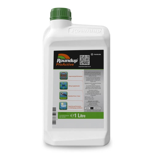 Roundup Proactive 1L 360  Glyphosate Strong Total Weed Killer