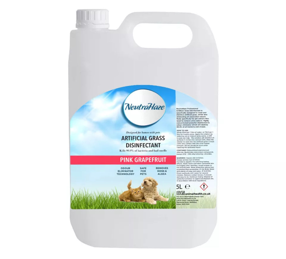 NeutraHaze Artificial Grass Disinfectant - Pink Grapefruit 5L