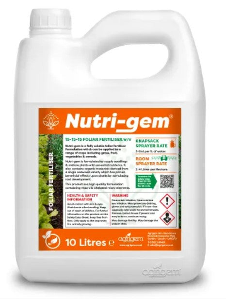 Nutrigem Foliar Fertiliser 10L