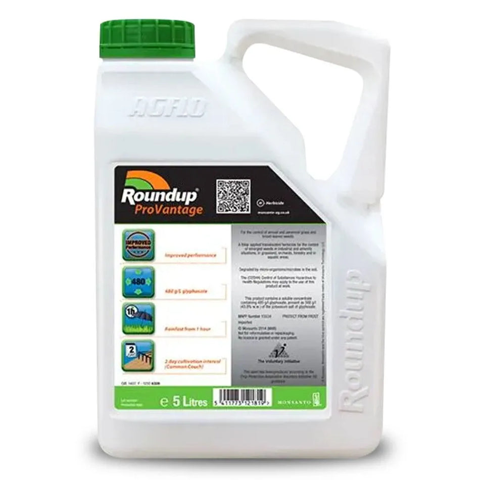 Roundup ProVantage 5l 480 Strong Glyphosate Weed killer
