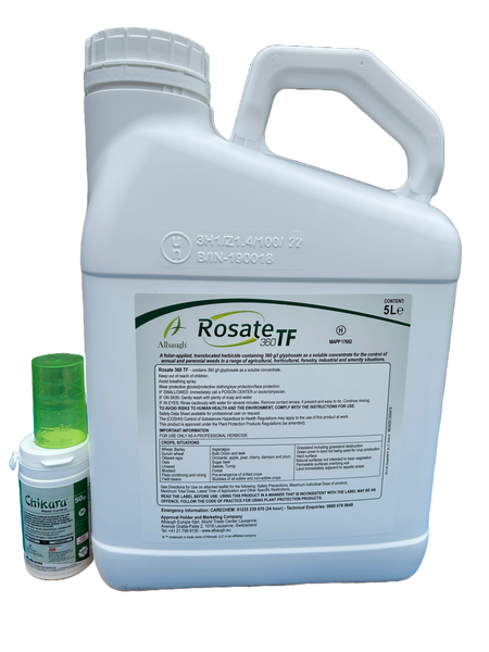 Rosate Duo 360 TF 5lt Katana Total weedkiller 50g - UK Amenity Ltd