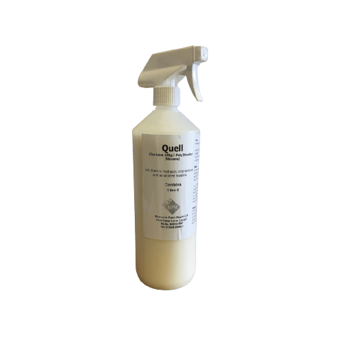 Quell 1lt - De-foaming Agent 500ml - UK Amenity Ltd